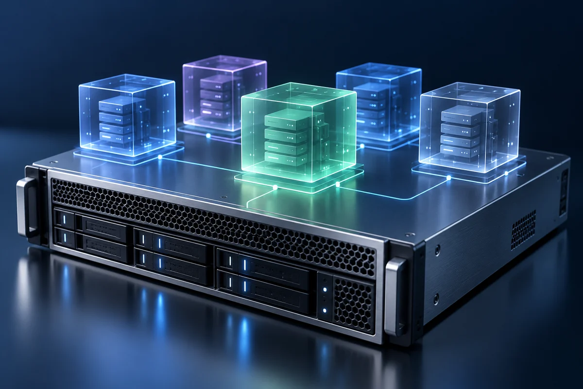 Virtual computing illustration